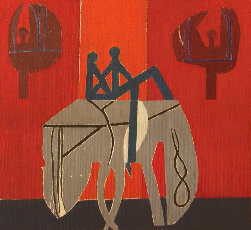 Angyalos színpadkép