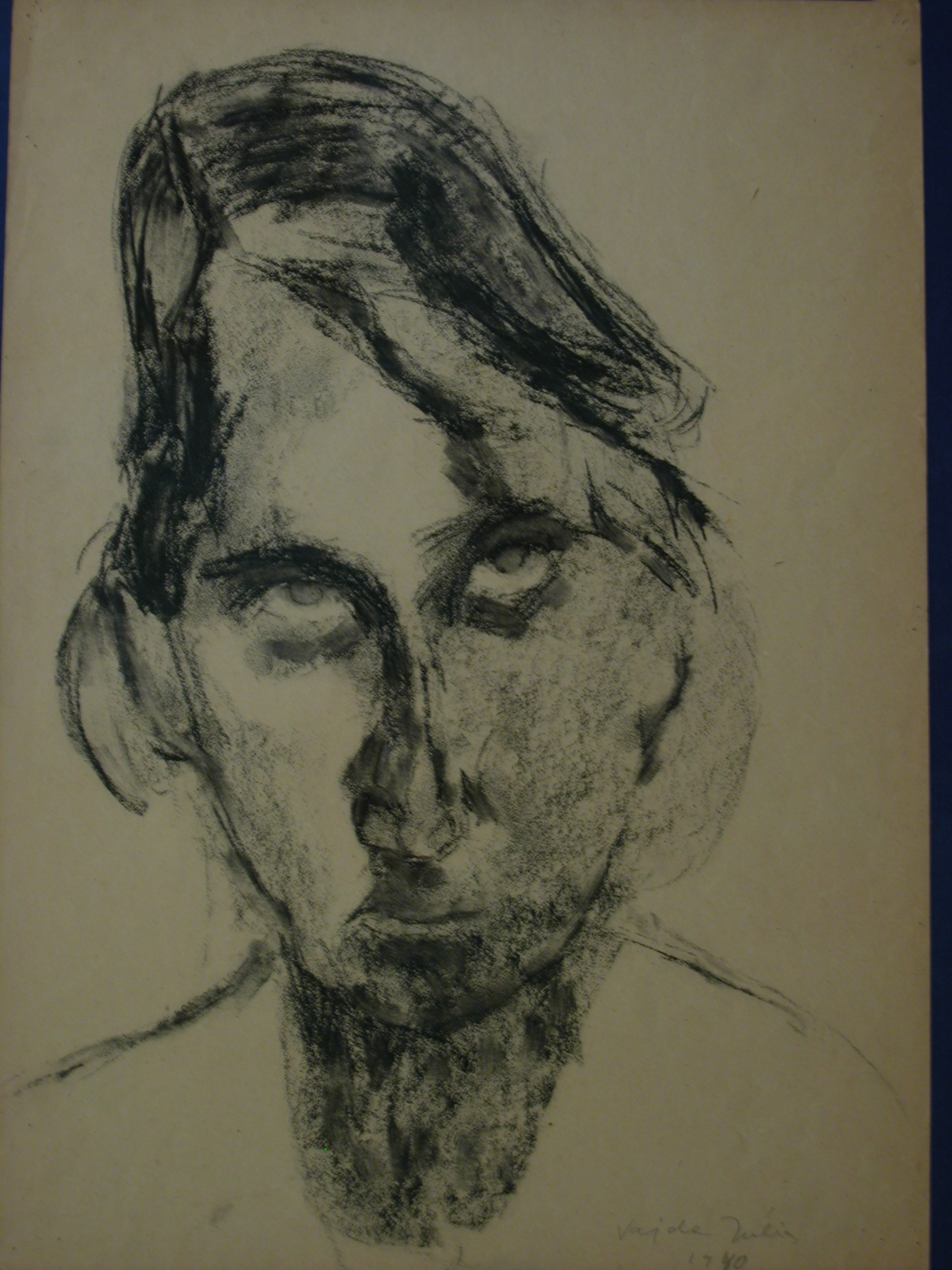 Csúcsosfejű önarckép