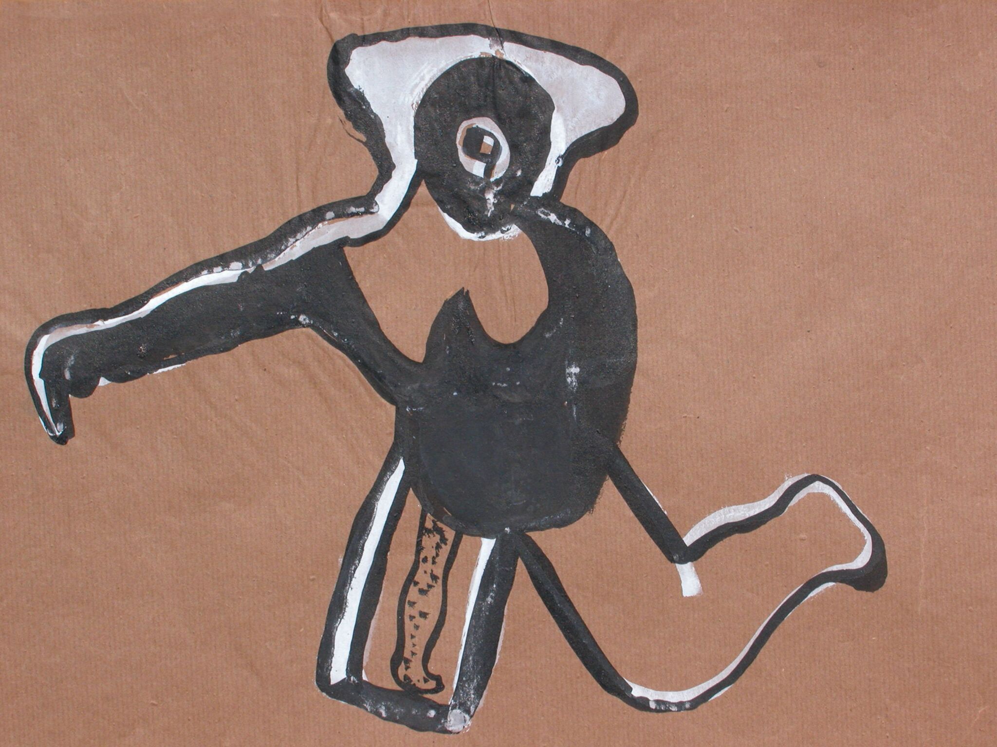 Fekete-fehér figura