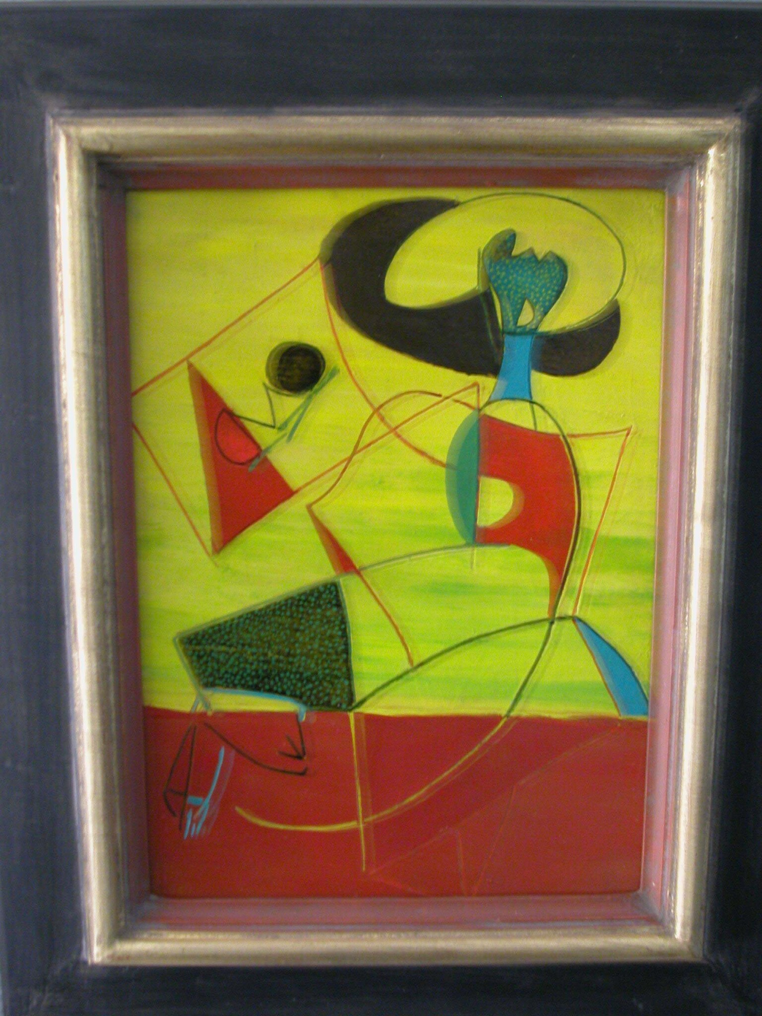 Horizont előtt lépő játékos figura