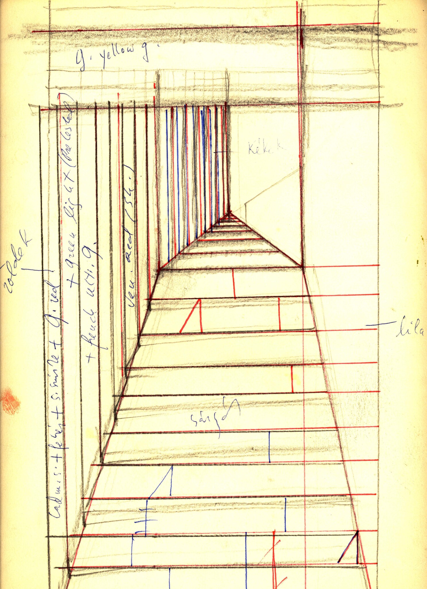 Vázlat a lépcsős képhez