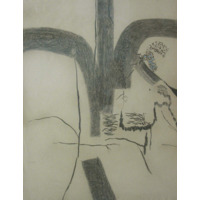 Kalligráfia türkiz pontokkal