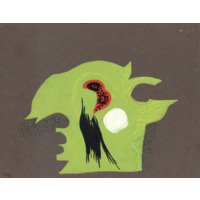 Zöld láng, piros álarc